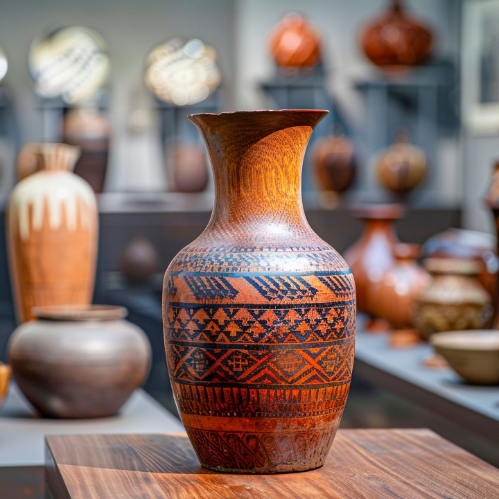 Hand-painted Vessel